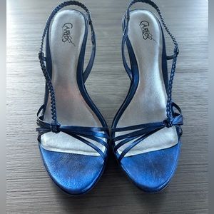 Carlos Santana Blue size 10 stilettos
